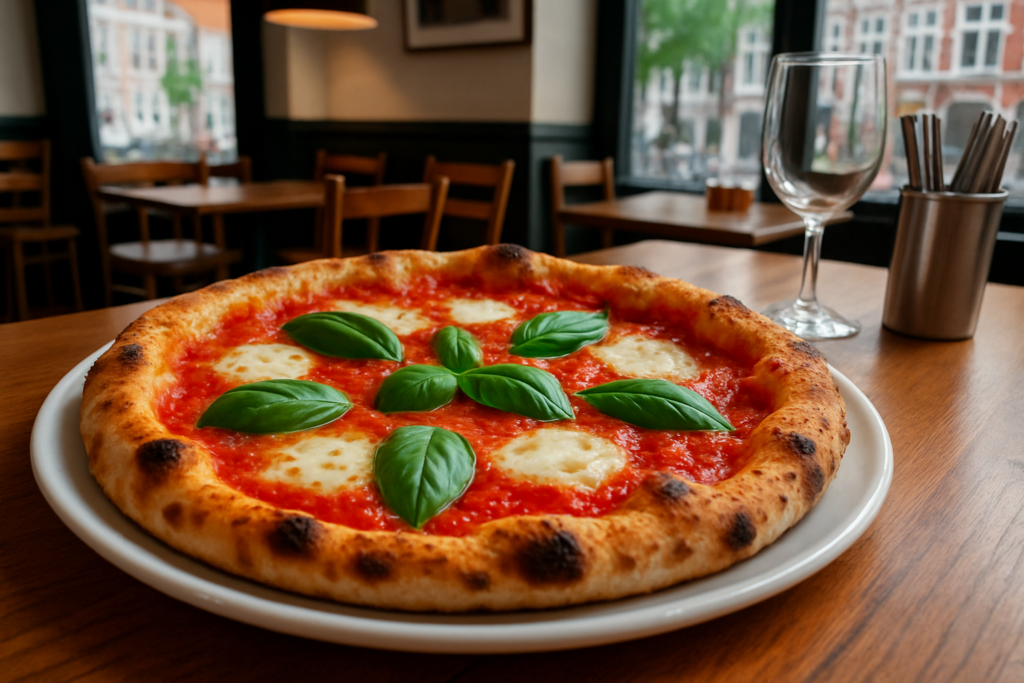 de perfecte pizza foto